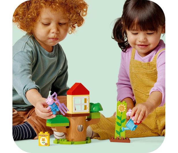 LEGO DUPLO IP 2 2024 PINK 10431 Ogród i domek na drzewie Peppy - 1248393 - zdjęcie 5